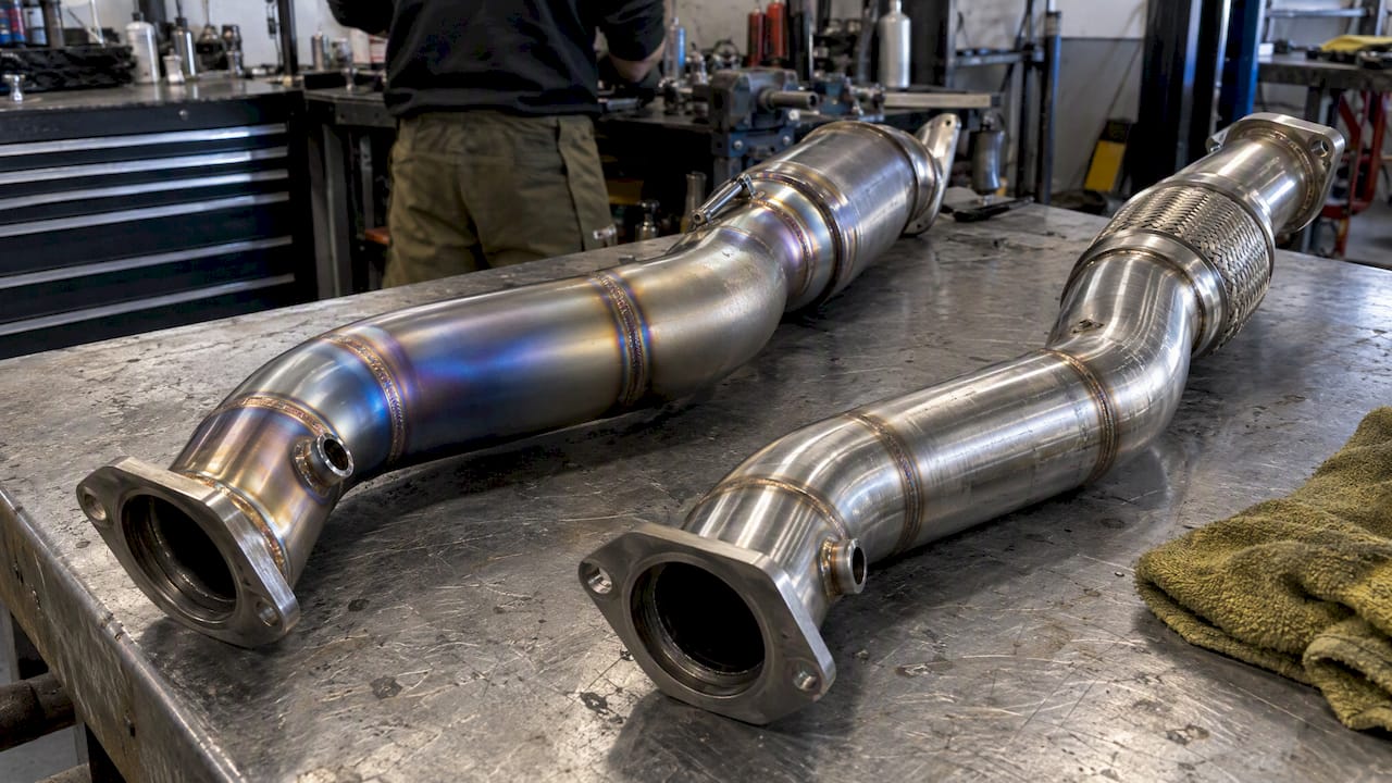 Titanium vs Stainless Exhaust: 30–40% Less Weight, Welds to Check